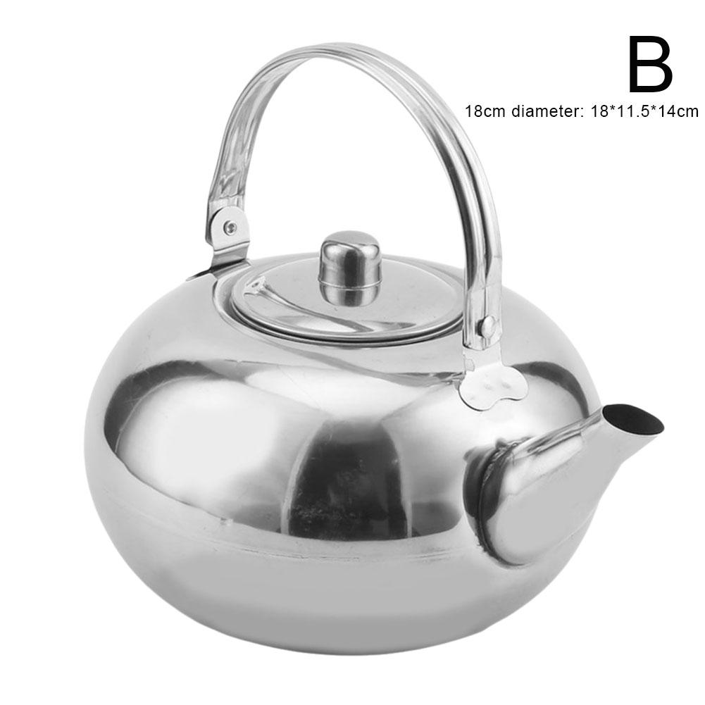 Steel Teapot Coffee Pot Kettle - Coffee Tea Leaf recension och pris