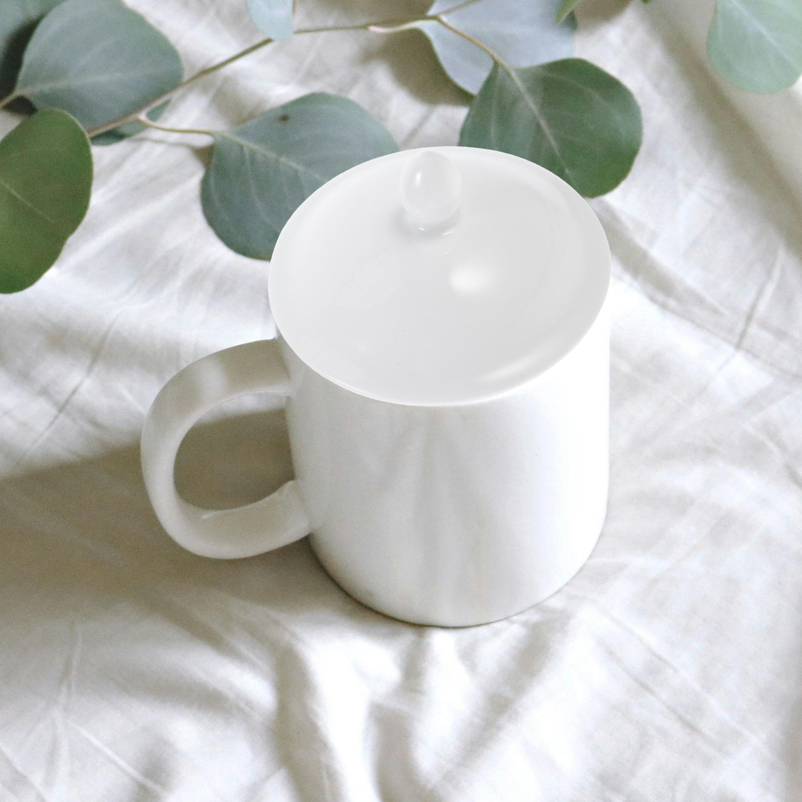 Ceramic Mug Lid Universal Roun - Coffee Tea Replacement recension och pris