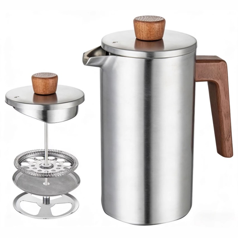 JUSTINLAU 1000ml Stainless Ste - French Press Coffee & Tea recension och pris