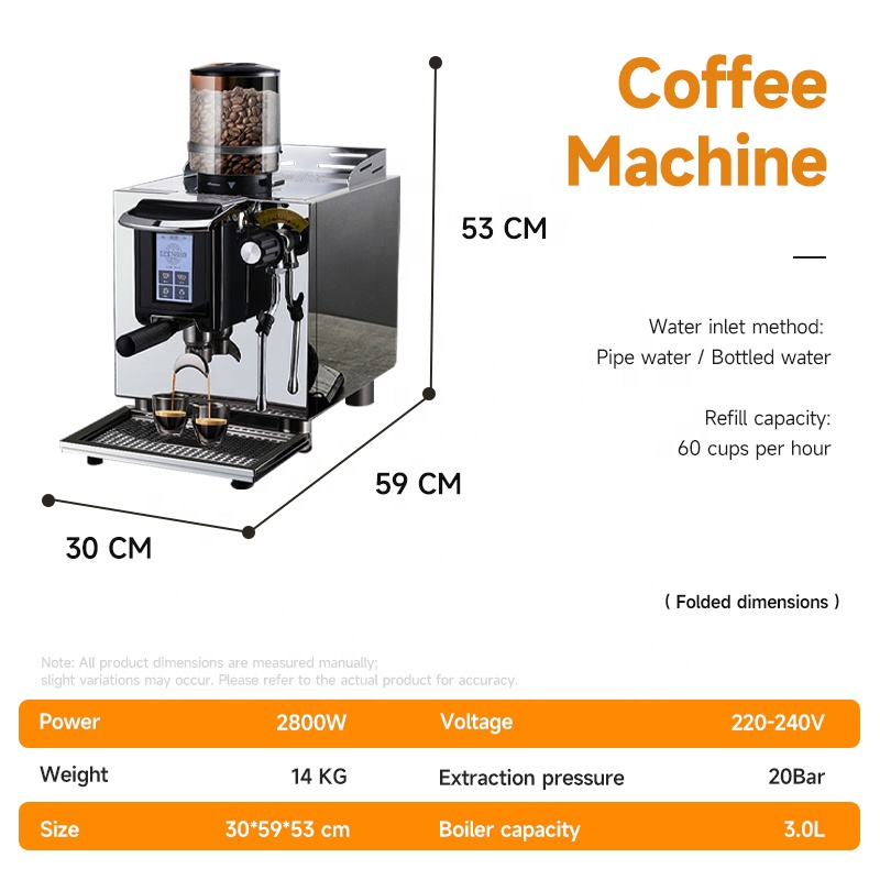 Italian Semi-automatic Espress - Coffee Tea Espresso Machines recension och pris