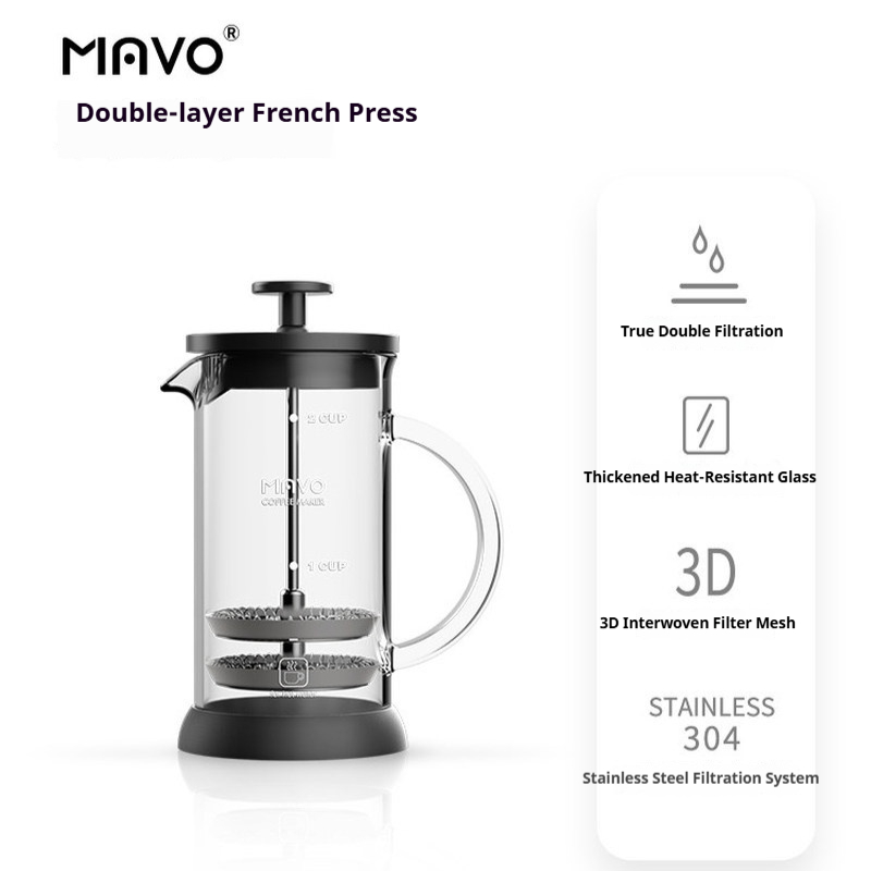 MAVO French Press Coffee Maker - French Press Coffee & Tea recension och pris