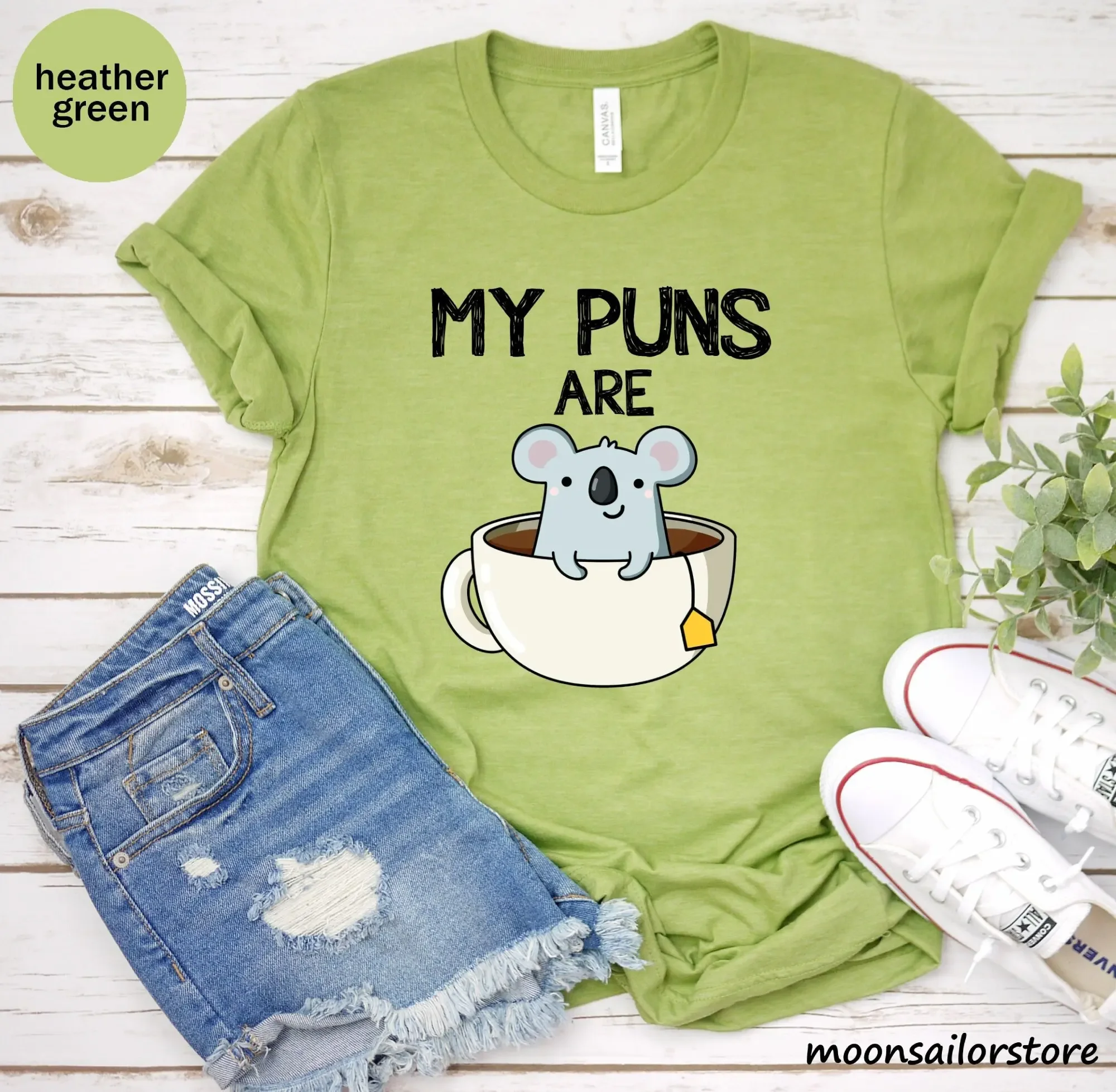 My Puns Are Koala Tea T Shirt  - T And Tea Coffee recension och pris