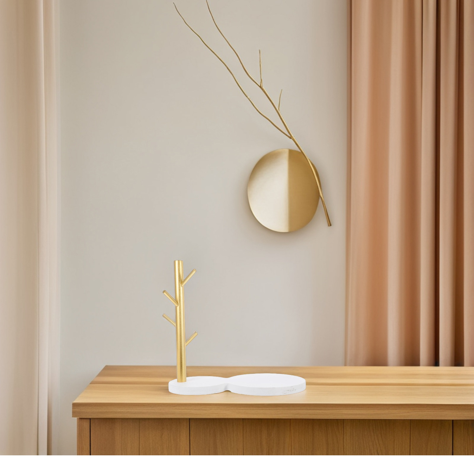 Wooden Tea Cup Storage Rack Ea - Coffee Tea Holders recension och pris