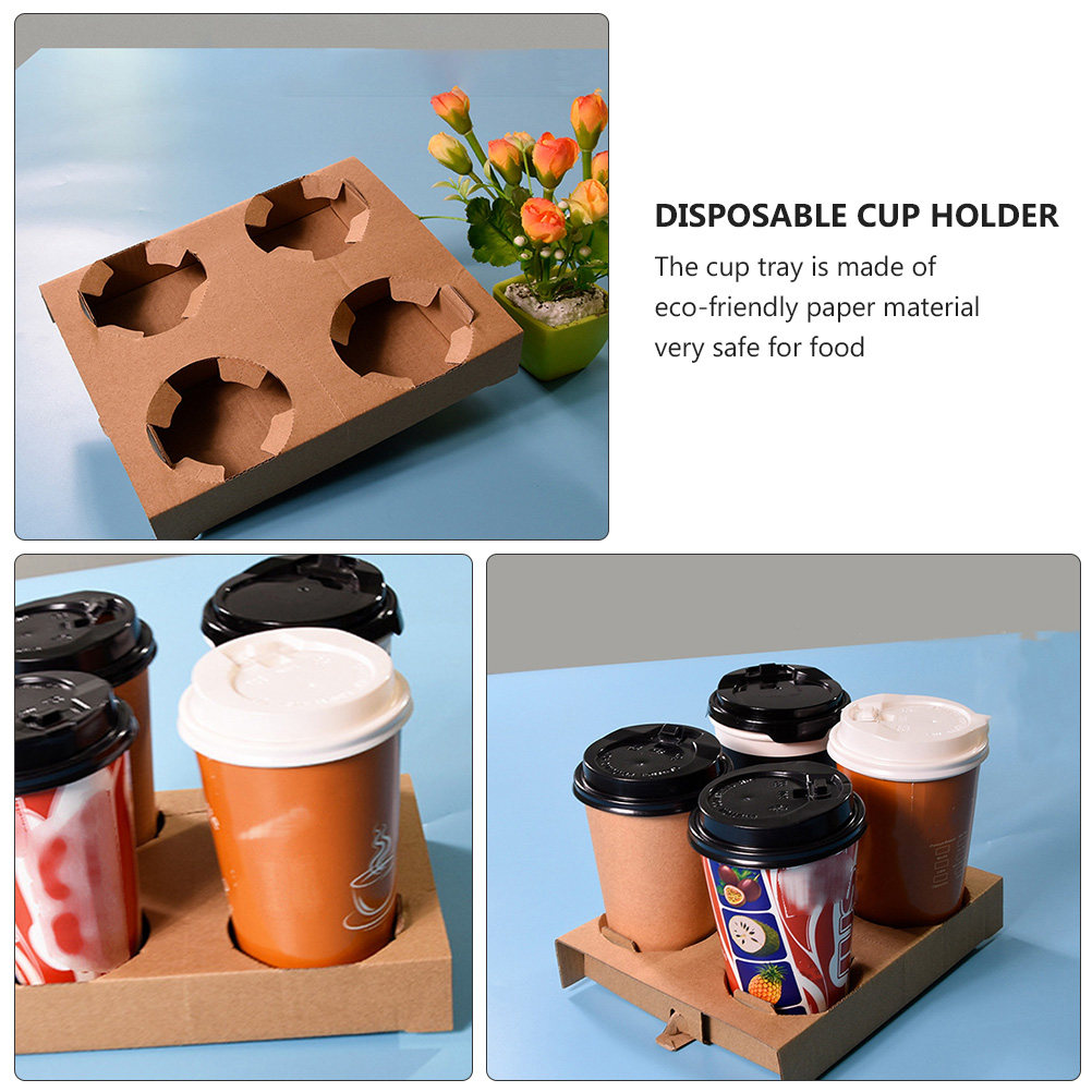 10Pcs Eco-Friendly Biodegradab - Coffee Tea Holders recension och pris