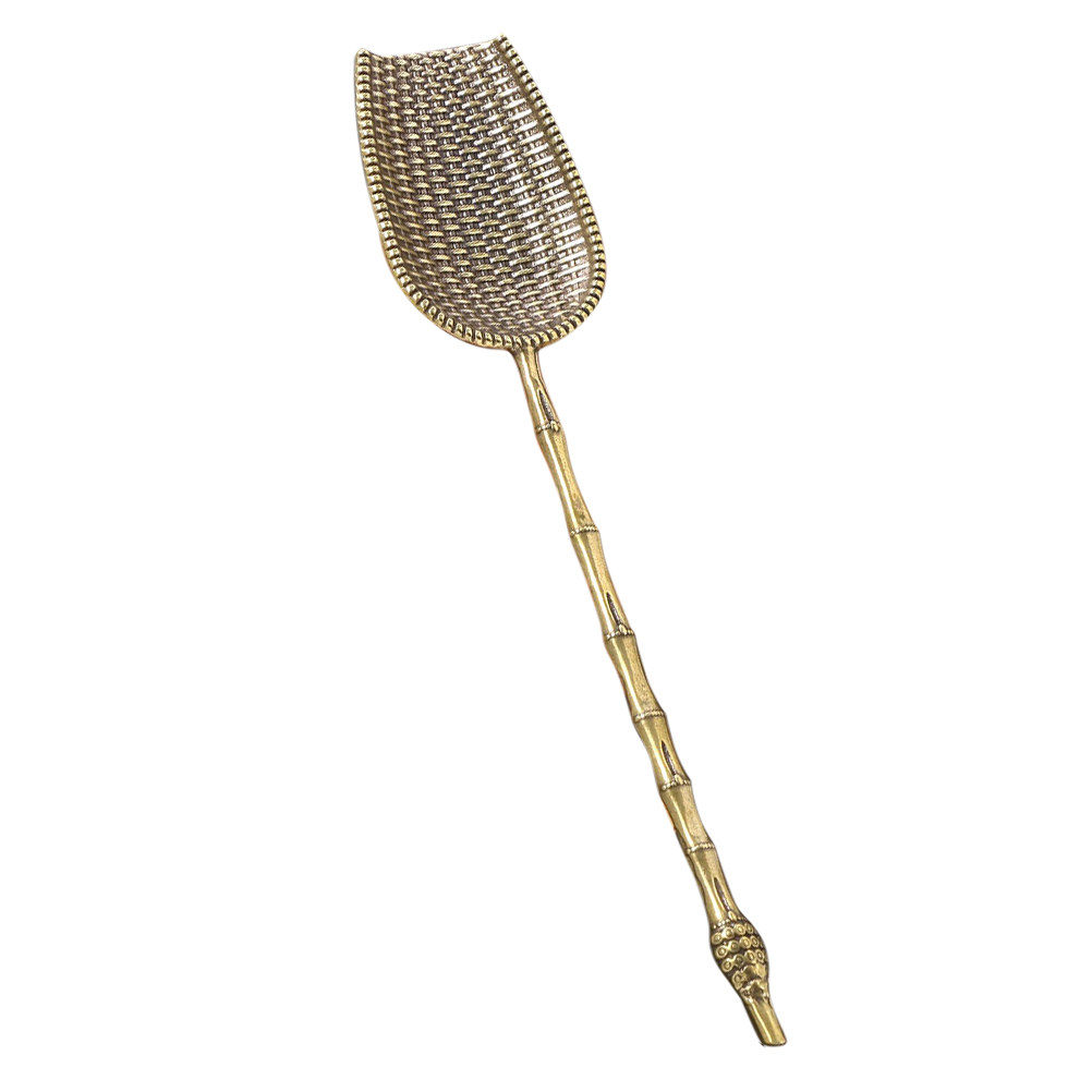 Vintage Brass Long Handle Tea  - Coffee Tea Leaf recension och pris