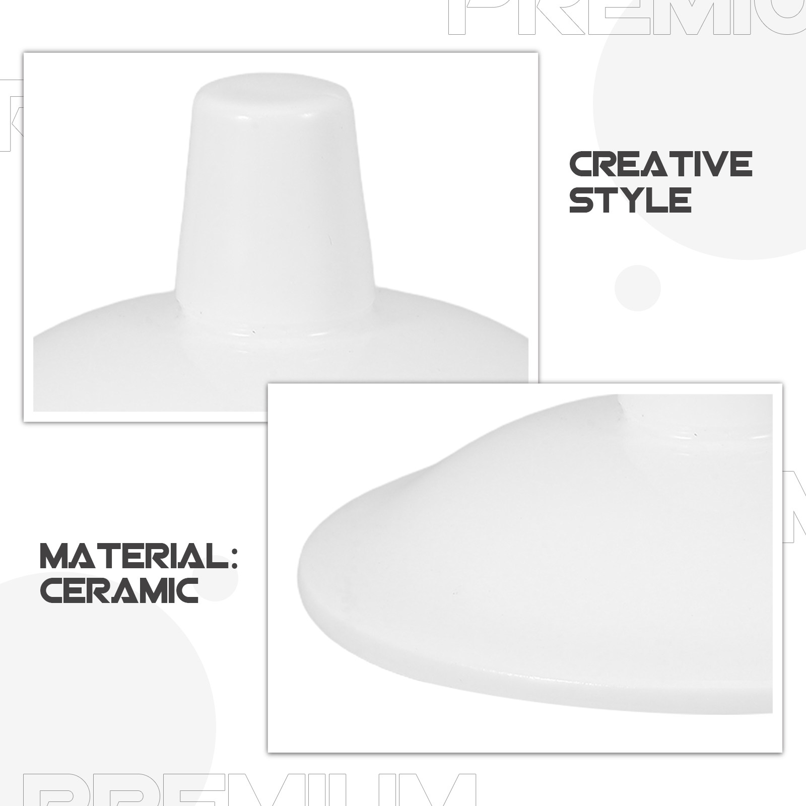 Ceramic Replacement Lid Round  - Coffee Tea Replacement recension och pris