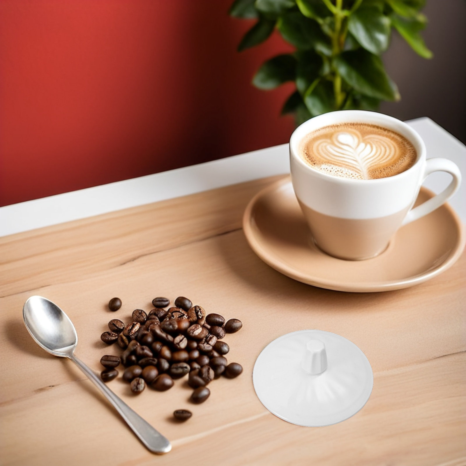 2Pcs Porcelain Mug Lid Replace - Coffee Tea Replacement recension och pris