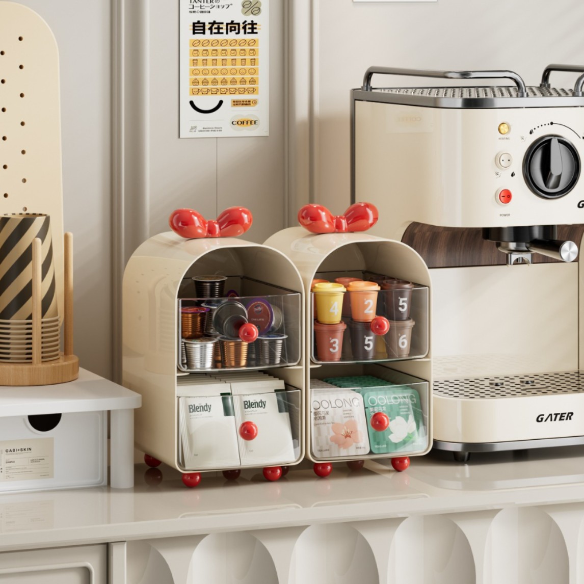 Creamy Coffee Capsule Organize - Coffee Tea Mix recension och pris