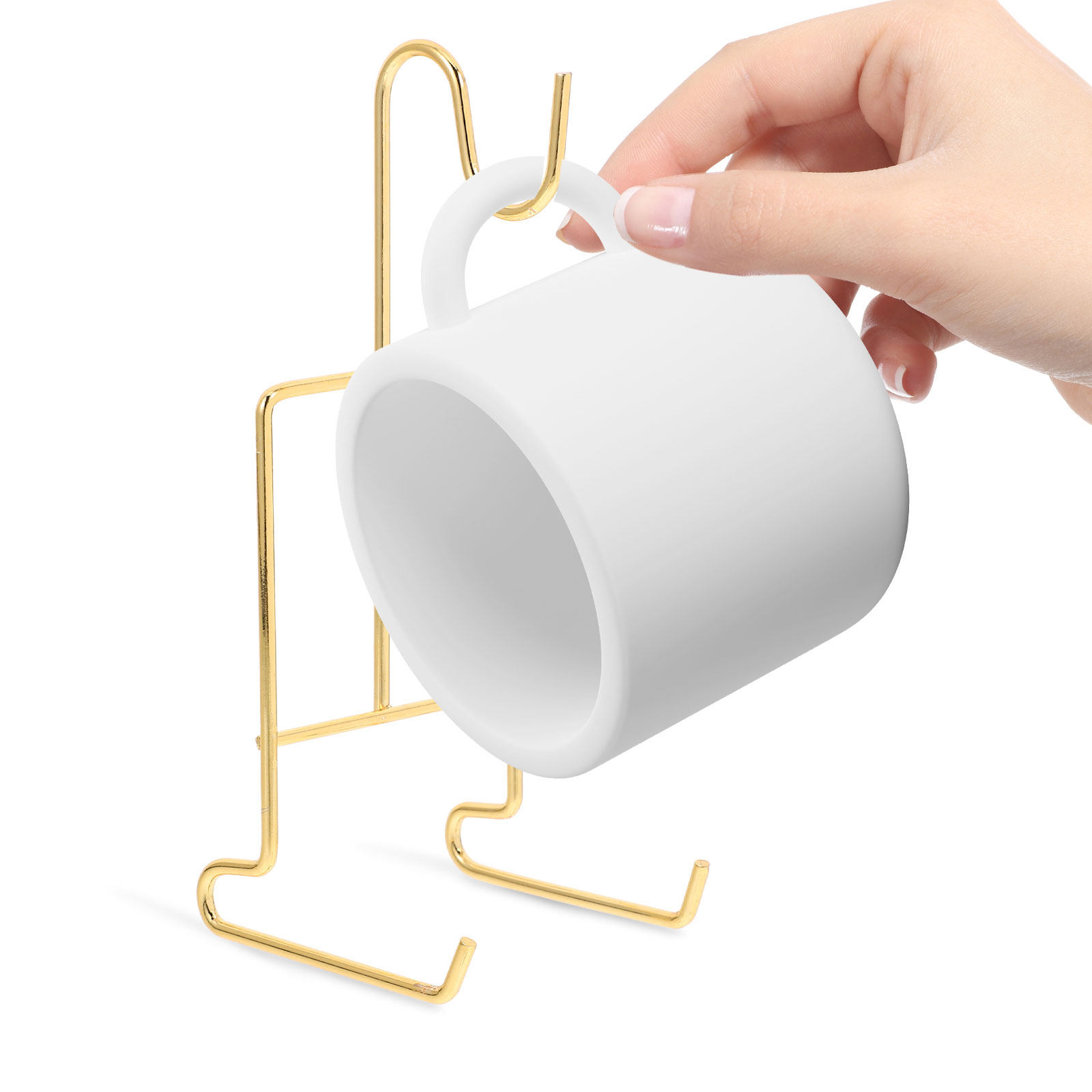 6Pcs Tea Cup Display Stand Met - Coffee Tea Holders recension och pris