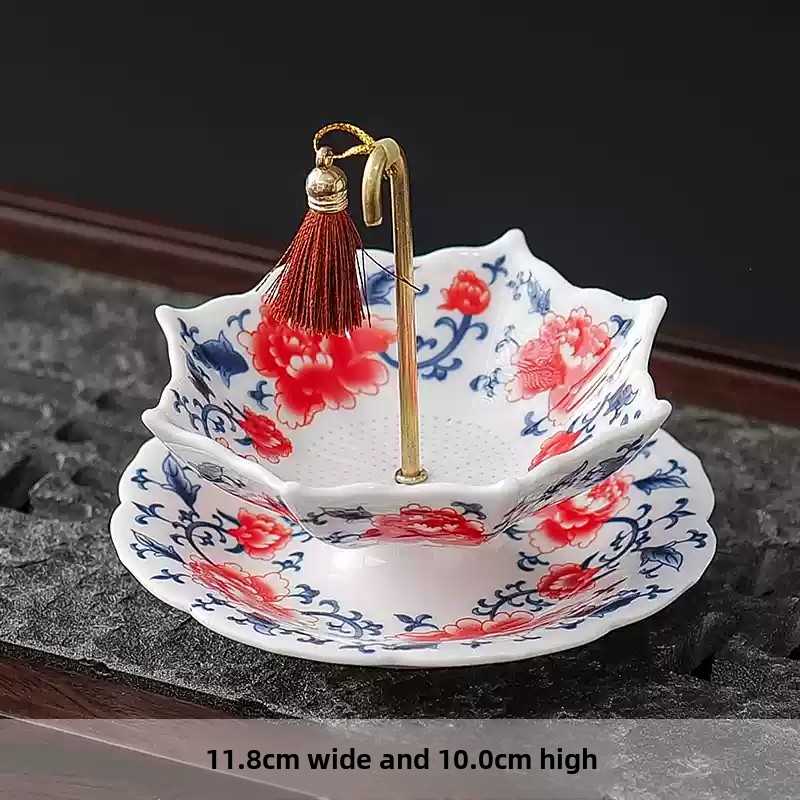 Chinese Blue White Porcelain U - Coffee Tea Leaf recension och pris