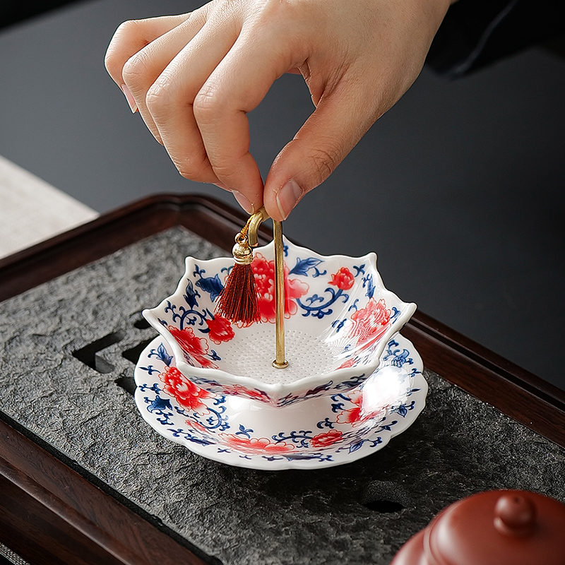 Chinese Blue White Porcelain U - Coffee Tea Leaf recension och pris