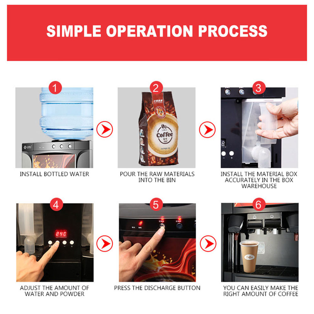 Commercial Automatic Beverage  - Coffee Tea Espresso Machines recension och pris
