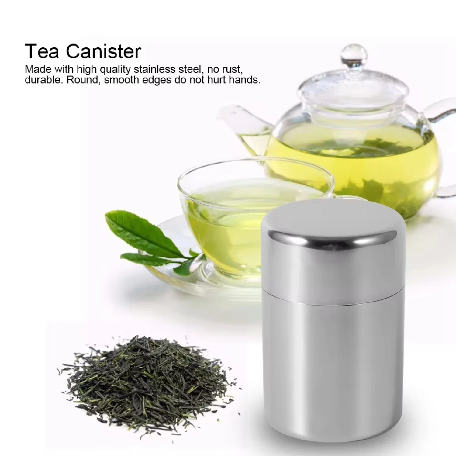 Stainless Steel Tea Leaf Tins  - Coffee Tea Leaf recension och pris