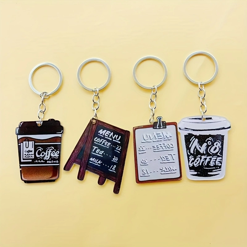 8pcs acrylic coffee cup keycha - Coffee & Tea Garden Lincoln Menu recension och pris