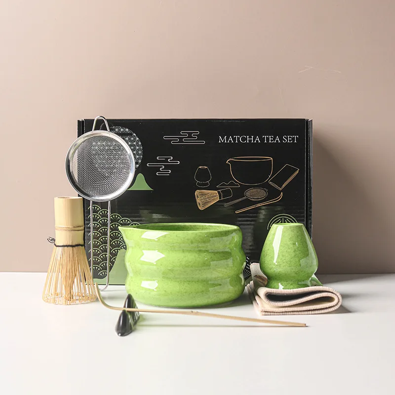 2/4//7PCS Japanese Matcha Set  - Matcha Whisk Set recension och pris