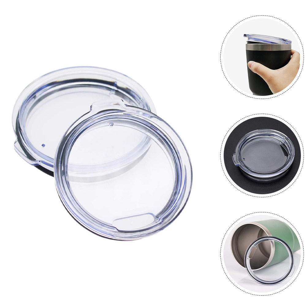 2Pcs Leak-Proof Tumbler Lids T - Coffee Tea Replacement recension och pris