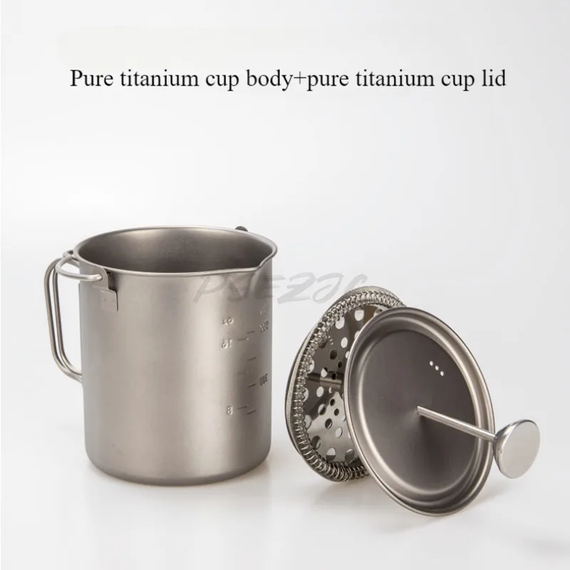 Pure Titanium Press Pot Extrud - French Press Coffee & Tea recension och pris