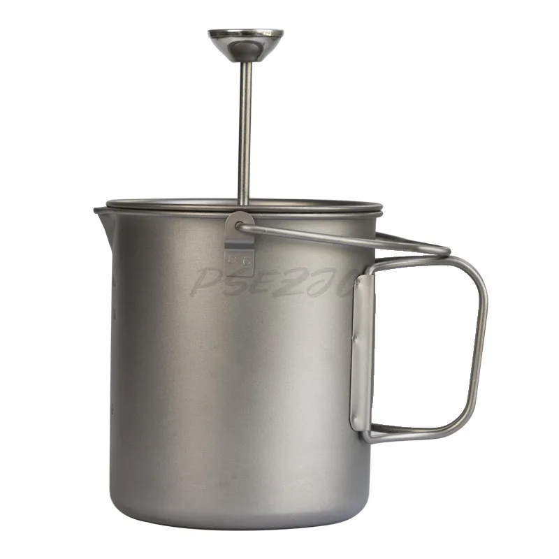 Pure Titanium Press Pot Extrud - French Press Coffee & Tea recension och pris