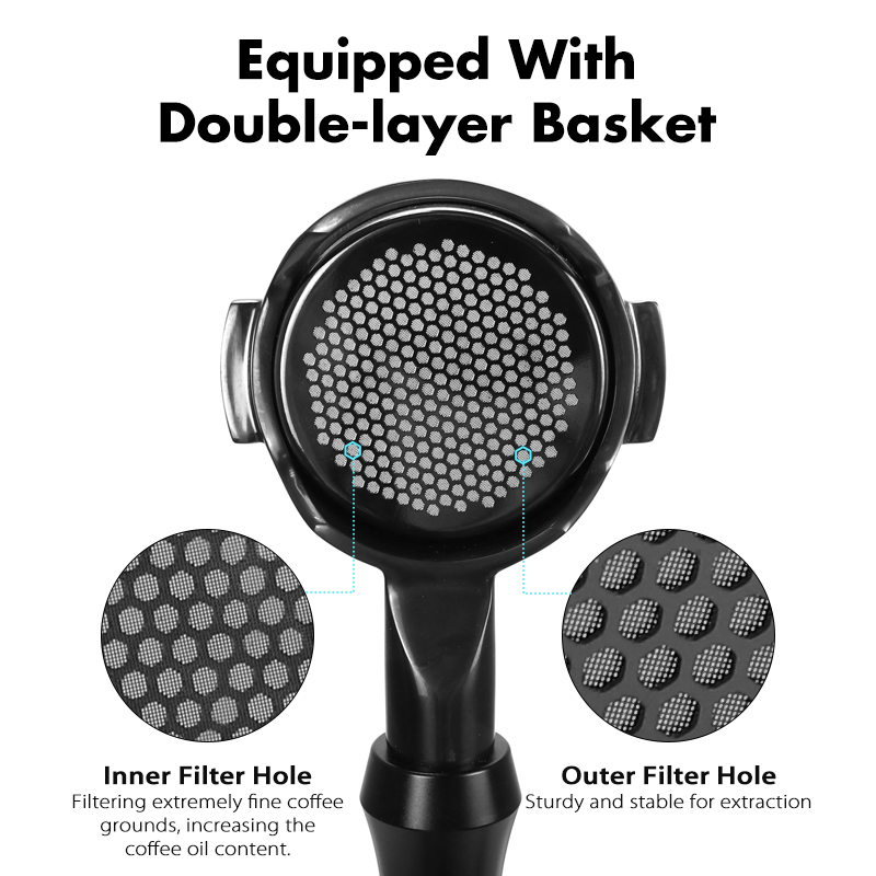 58MM Coffee Bottomless Portafi - Coffee And Tea Filter recension och pris