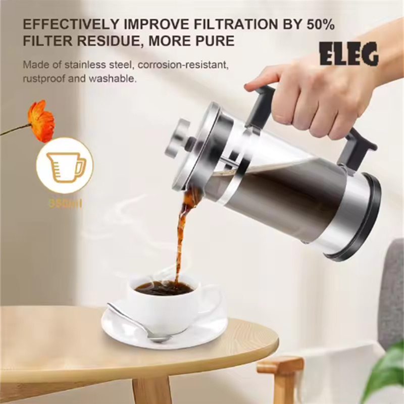 Coffee French Press Pot With F - French Press Coffee & Tea recension och pris